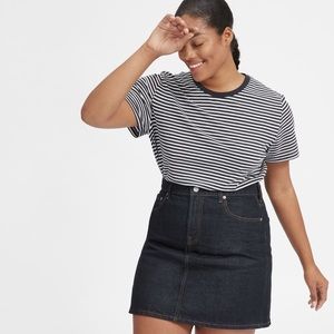 Everlane Denim Skirt Dark Indigo Rinse